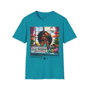 “Real Religion (James 1:26-27)” Music Cover Art Tee for Color Me James — Selah Soul Graphic T-Shirt