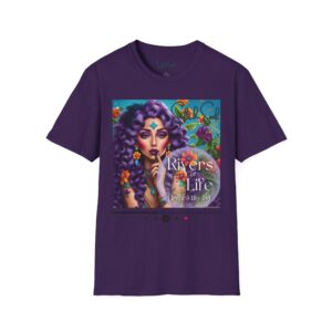 "Rivers of Life (James 1:16-18)" Music Cover Art Tee for Color Me James — Selah Soul Graphic T-Shirt