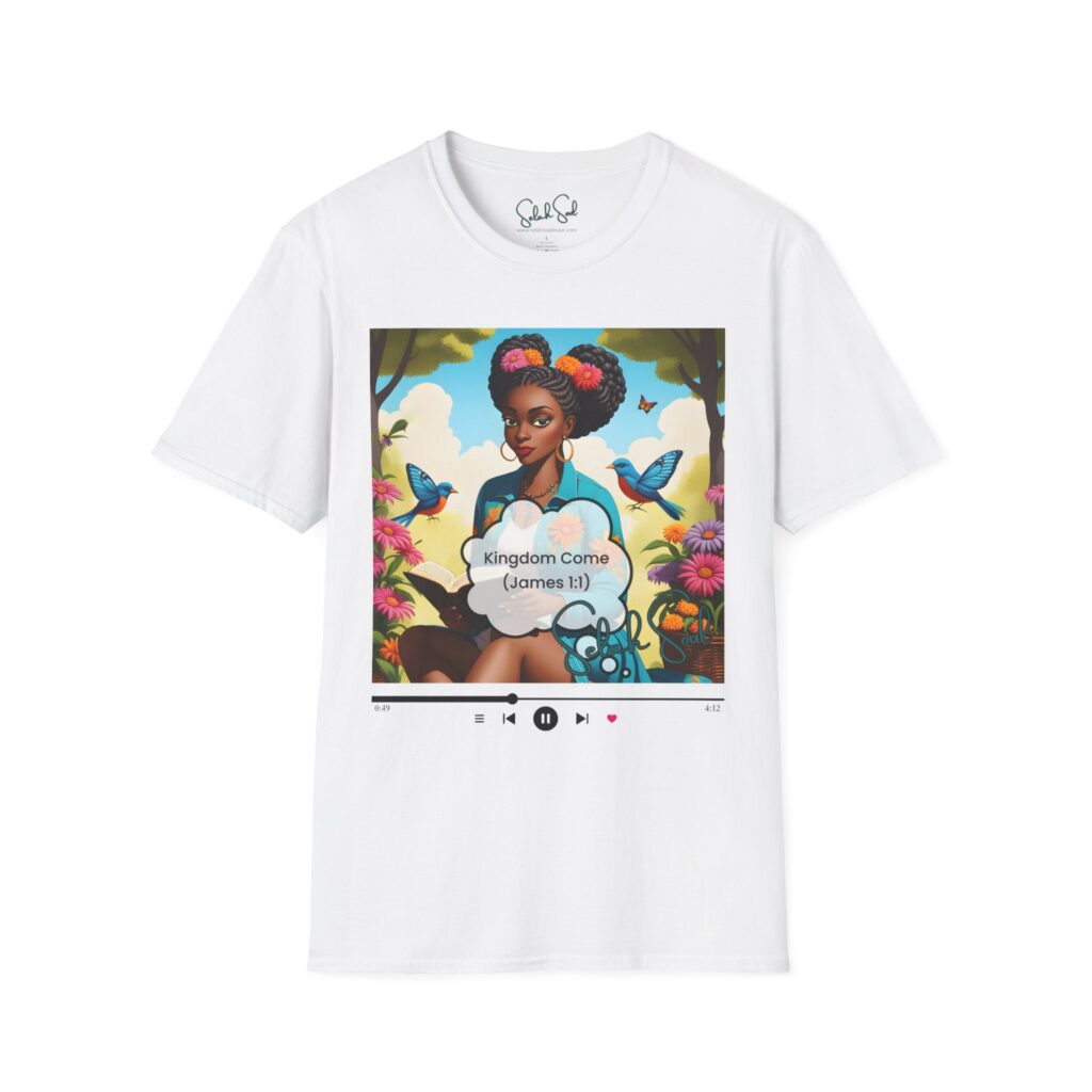 "Kingdom Come (James 1:1)" Music Cover Art Tee for Color Me James — Selah Soul Graphic T-Shirt