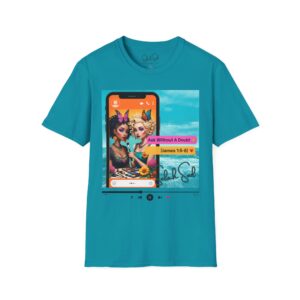 "Ask Without A Doubt (James 1:5-8)" Music Cover Art Tee for Color Me James — Selah Soul Graphic T-Shirt